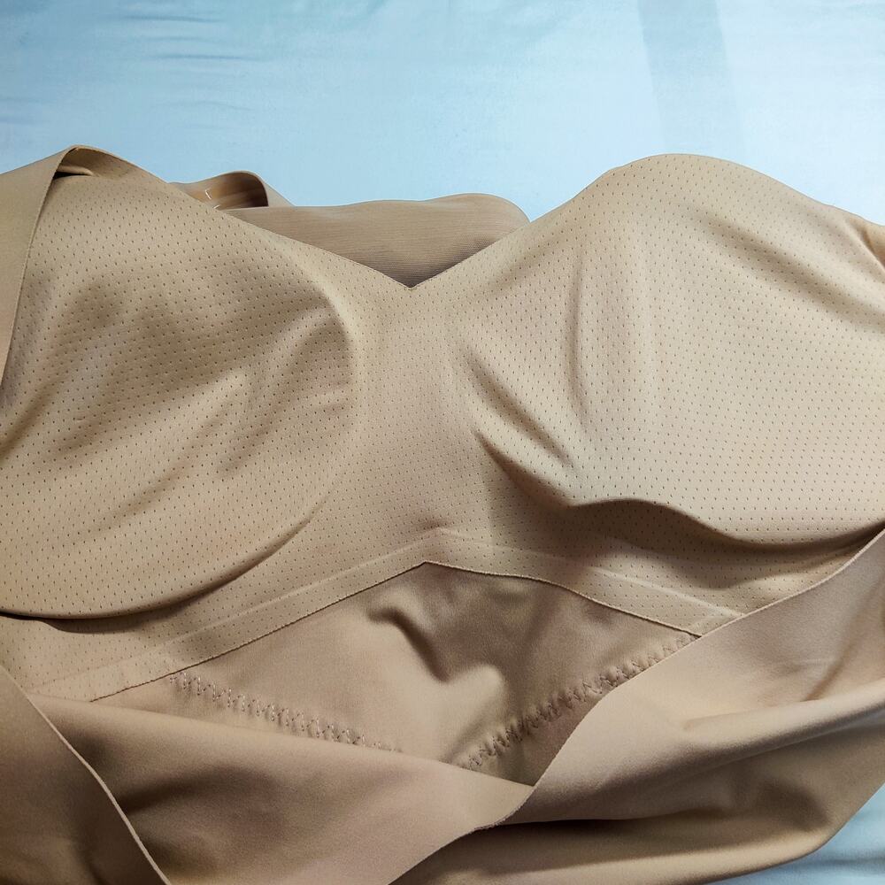 Honeylove Liftwear Shaping Tank Top Sand Tan 2X Built in Bra Slimming Shaping - Picture 12 of 13